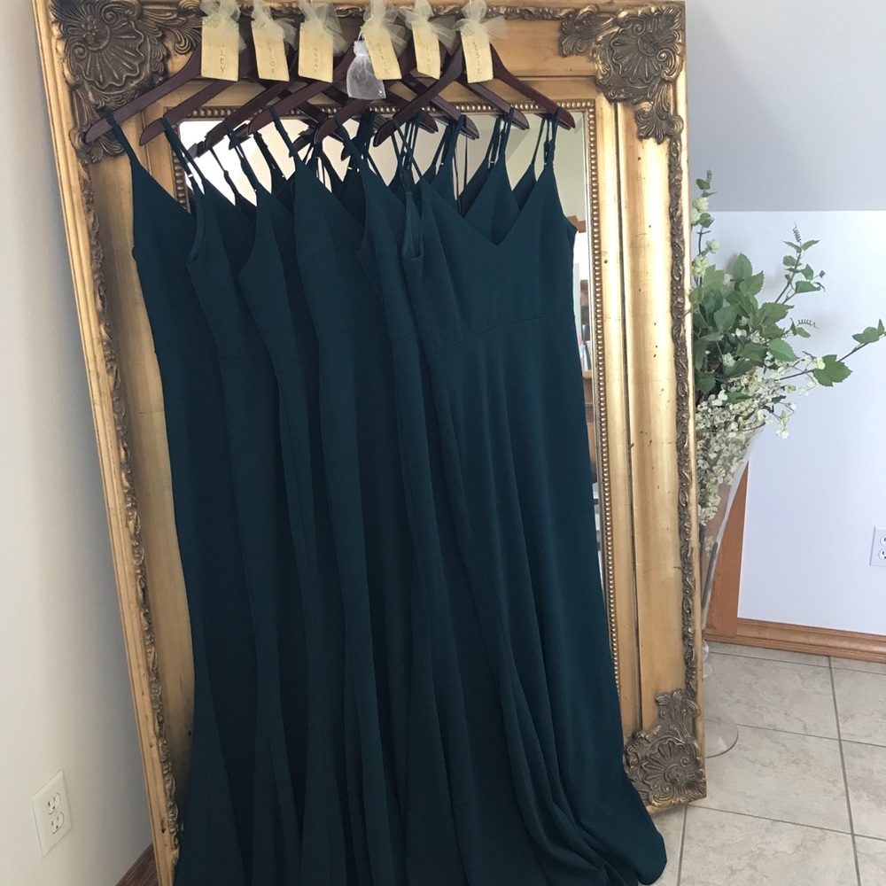 Formal Evening Gown - Evergreen - Bridesmaids